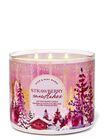 Strawberry Snowflakes 3-Wick Candle image number null