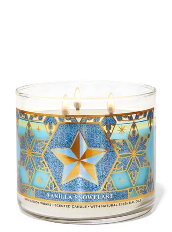 Vanilla Snowflake 3-Wick Candle 3-Wick Candle