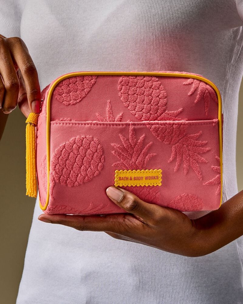 Pink Pineapple Cos Bag Cosmetic Bag Cosmetic Bag