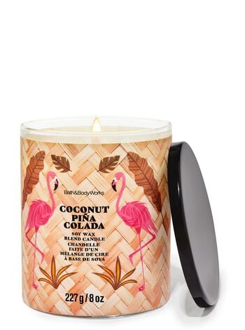 Coconut Pina Colada Single Wick Candle Single Wick Candle