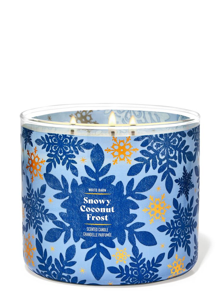 Snowy Coconut Frost 3-Wick Candle 3-Wick Candle