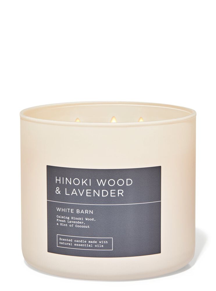 Hinoki Wood & Lavender 3-Wick Candle 3-Wick Candle
