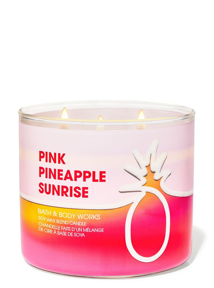 Pink Pineapple Sunrise 3-Wick Candle 3-Wick Candle