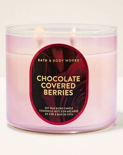 Chocolate Covered Berries 3-Wick Candle image number null
