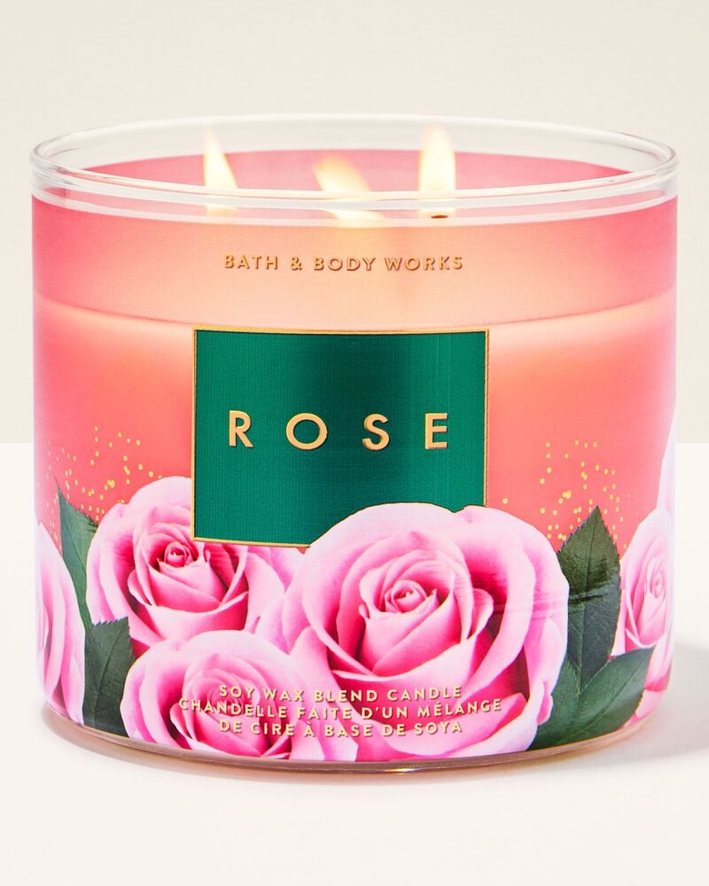 Rose 3-Wick Candle 3-Wick Candle