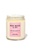 Rose Water & Ivy Single Wick Candle image number null