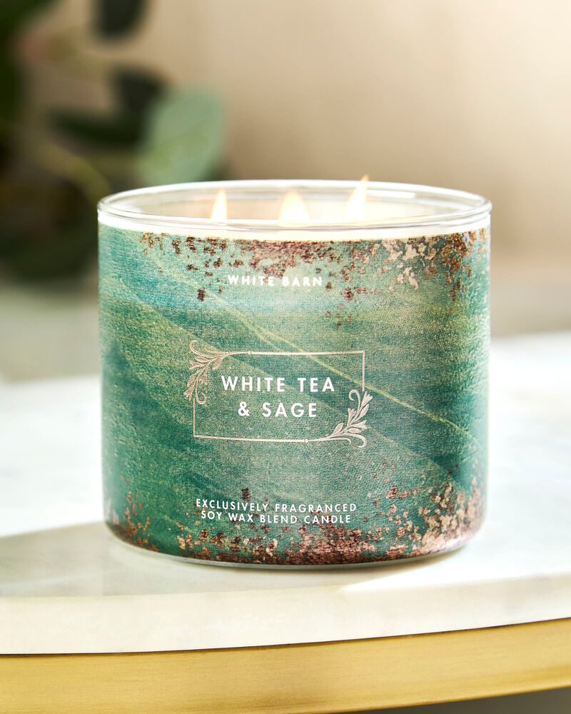White Tea & Sage 3-Wick Candle 3-Wick Candle