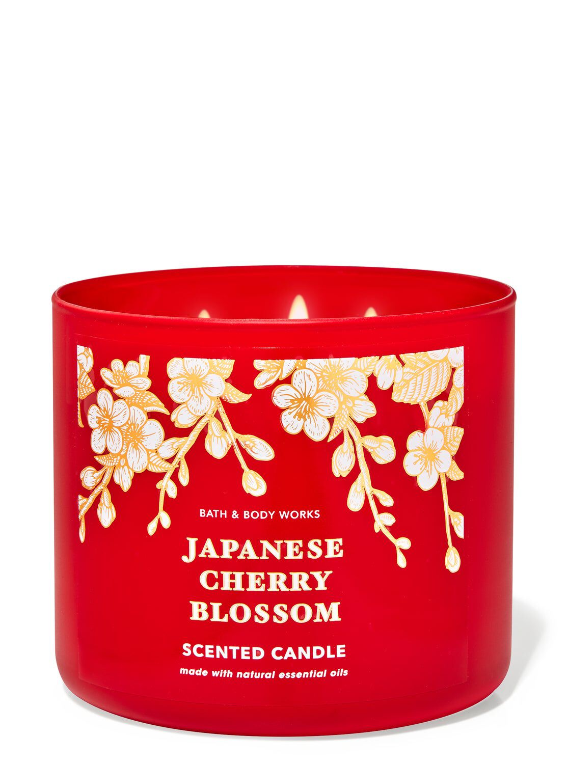 Shop Japanese Cherry Blossom 3-Wick Candle | SG Bath & Body Works