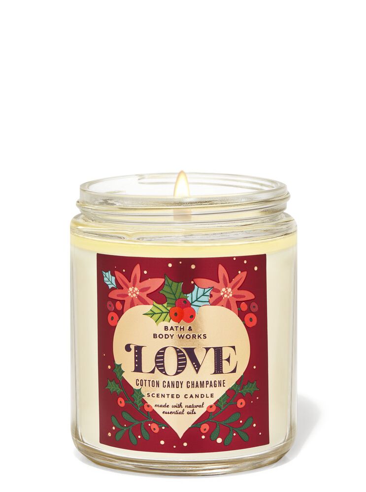 Cotton Candy Champagne Single Wick Candle Single Wick Candle