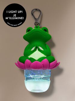 Light-up Yoga Frog PocketBac Holder