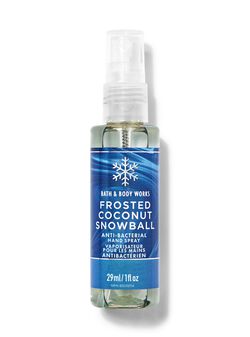 Frosted Coconut Snowball Hand Sanitizer Spray