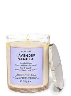 Lavender Vanilla Signature Single Wick Candle Lavender Vanilla Signature Single Wick Candle