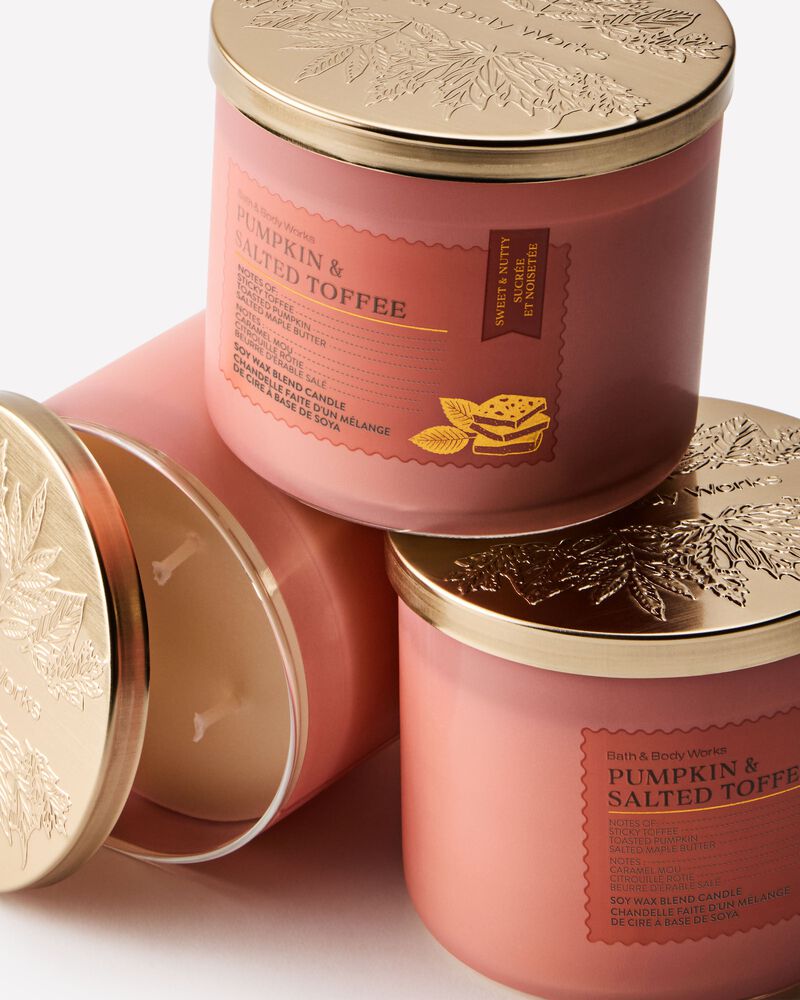 Pumpkin & Salted Toffee 3-Wick Candle 3-Wick Candle