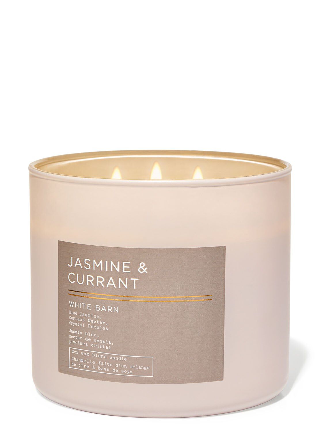 Shop Jasmine & Currant 3-Wick Candle | SG Bath & Body Works