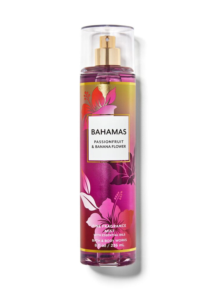 Bahamas Passionfruit & Banana Flower Body Spray & Mist Fine Fragrance Mist