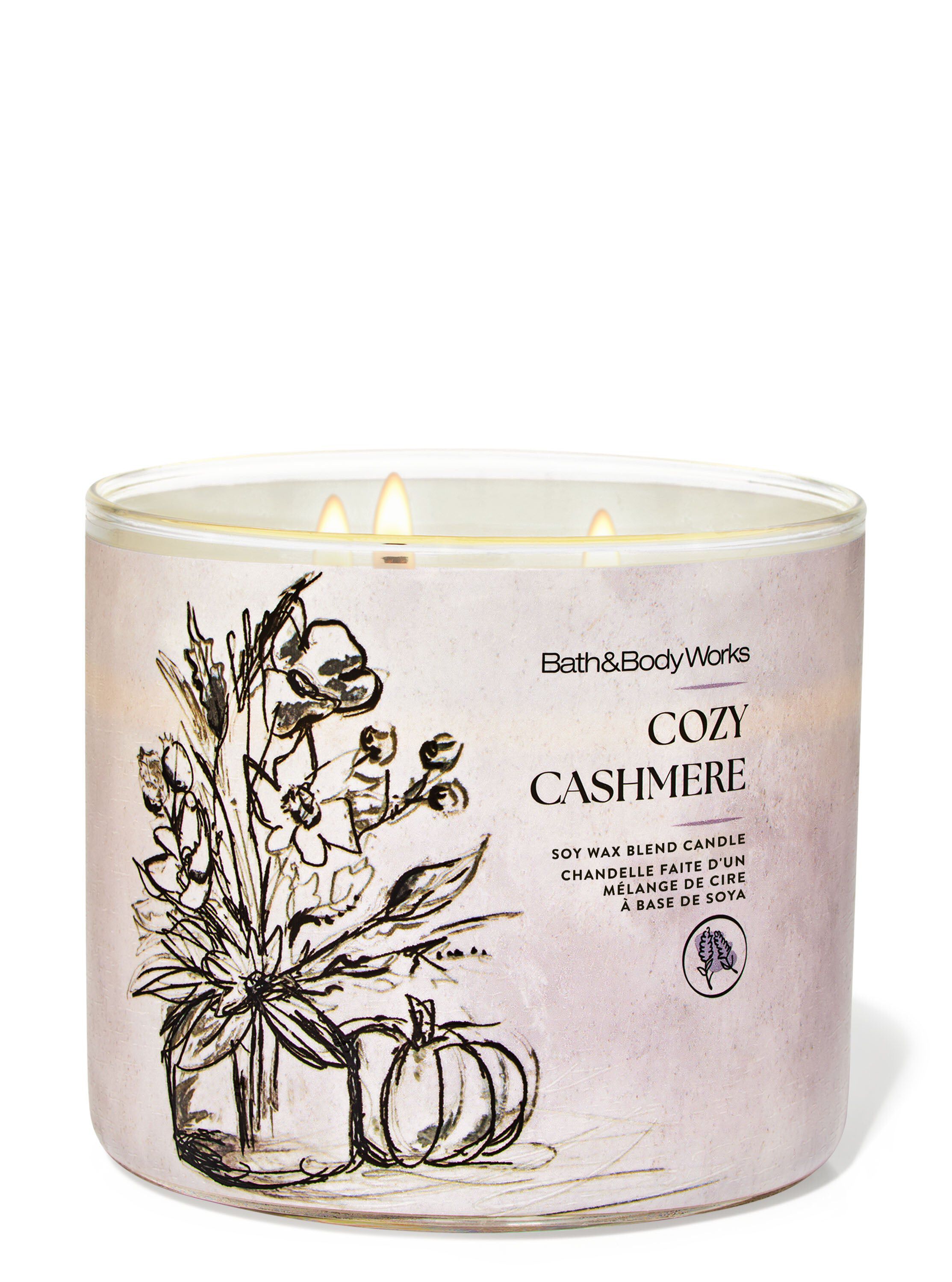 Shop Cozy Cashmere 3-Wick Candle | Bath & Body Works Singapore