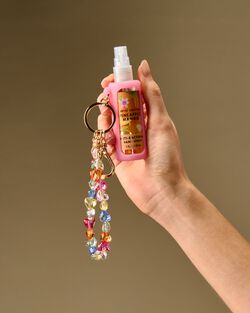 Pink Wristlet Hand Sanitizer Spray Holder image number null