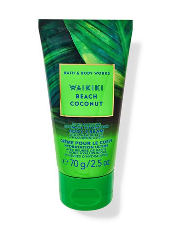 Waikiki Beach Coconut MINI BODY CREAM Travel Size Body Cream