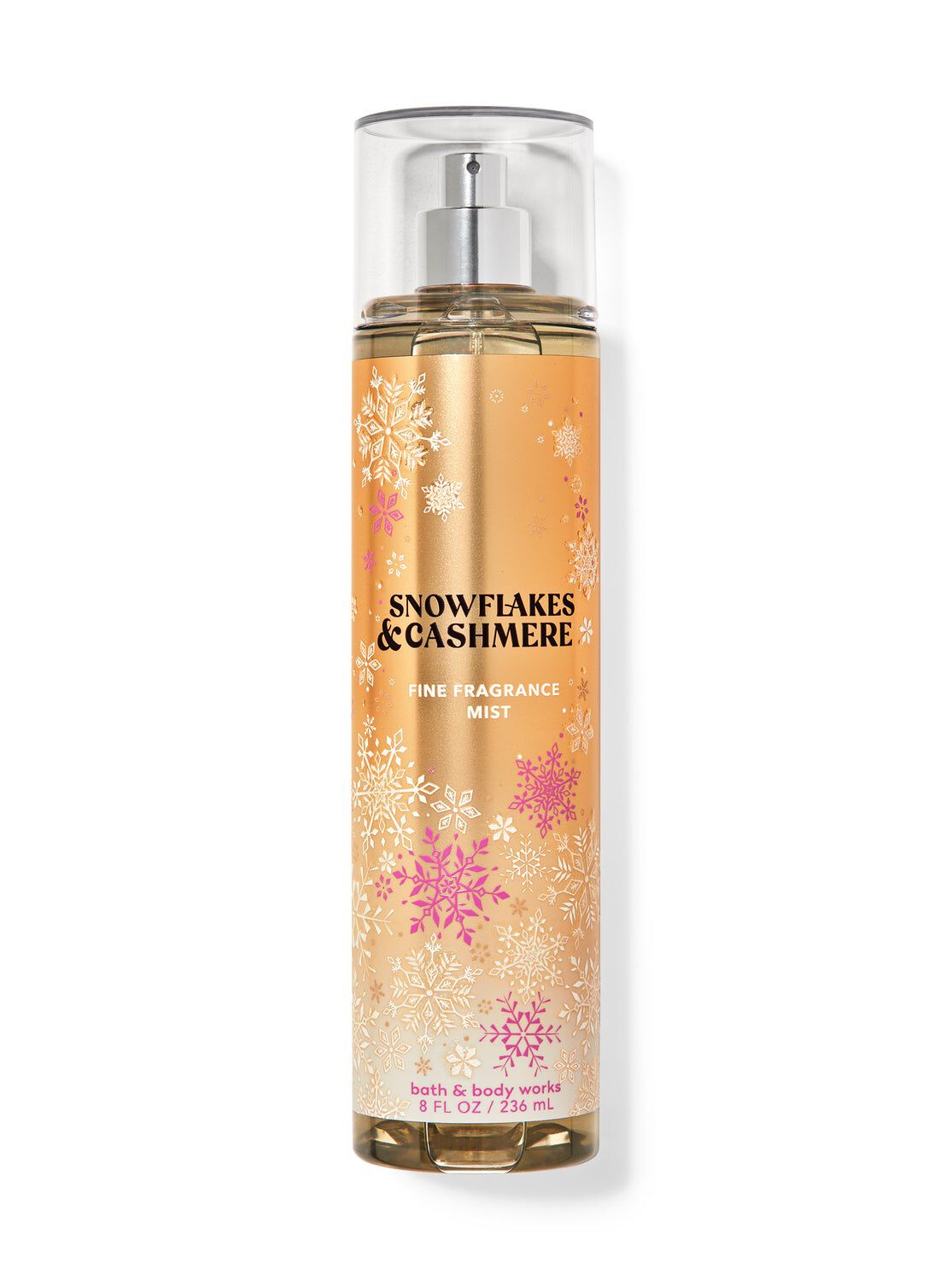 専用 Bath & Body Works Mist Winter 6 Shop Snowflakes & Cashmere Fine Fragrance Mist | Bath & Body Works