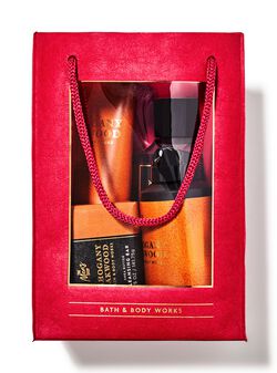 Mahogany Teakwood Gift Bag Set