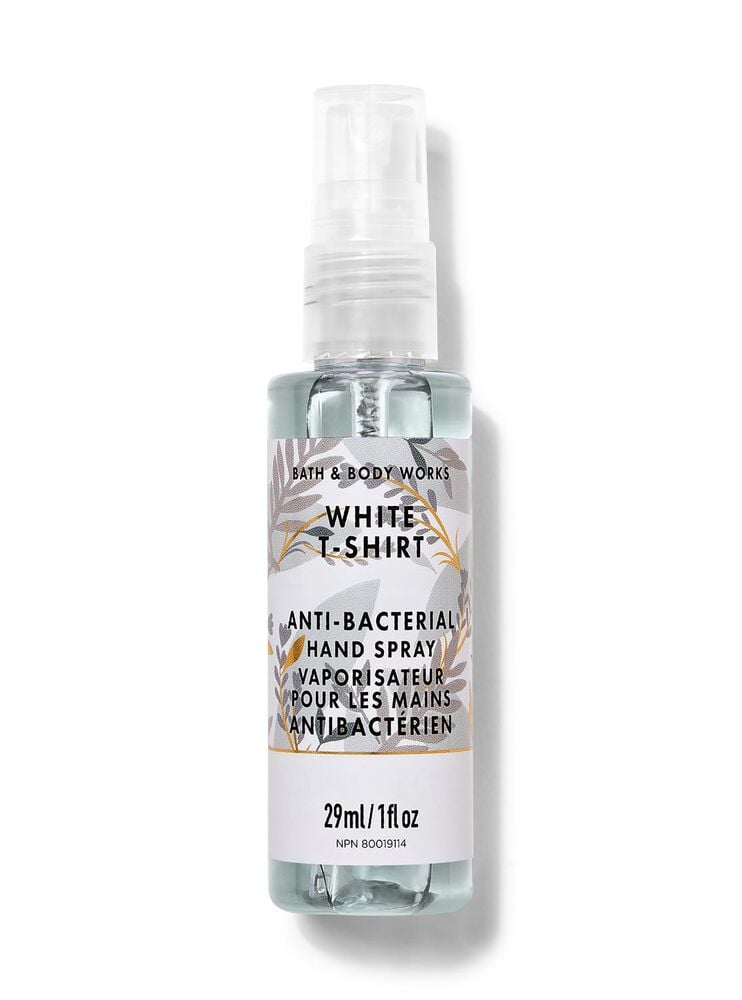 White T-Shirt Hand Sanitizer Spray Hand Sanitizer Spray
