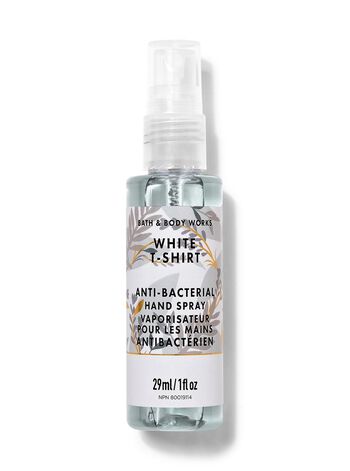 White T-Shirt Hand Sanitizer Spray Hand Sanitizer Spray