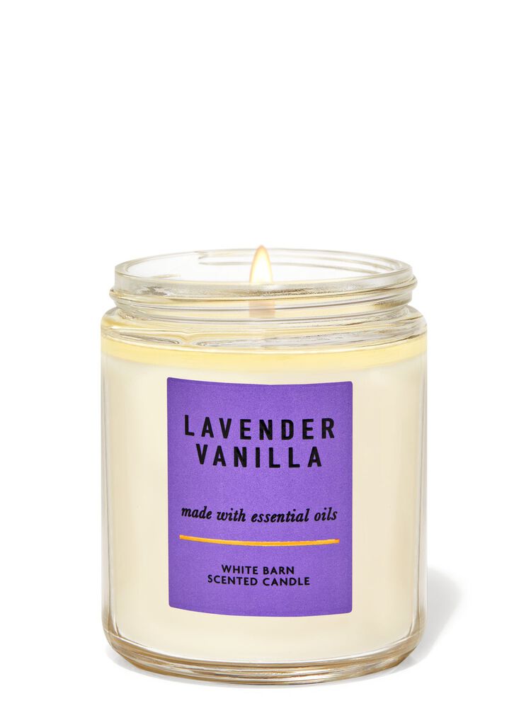 Lavender Vanilla Single Wick Candle Single Wick Candle