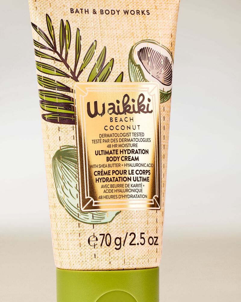 Waikiki Beach Coconut Travel Size Ultimate Hydration Body Cream Travel Size Ultimate Hydration Body Cream