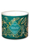 Fresh Fall Morning 3-Wick Candle image number null