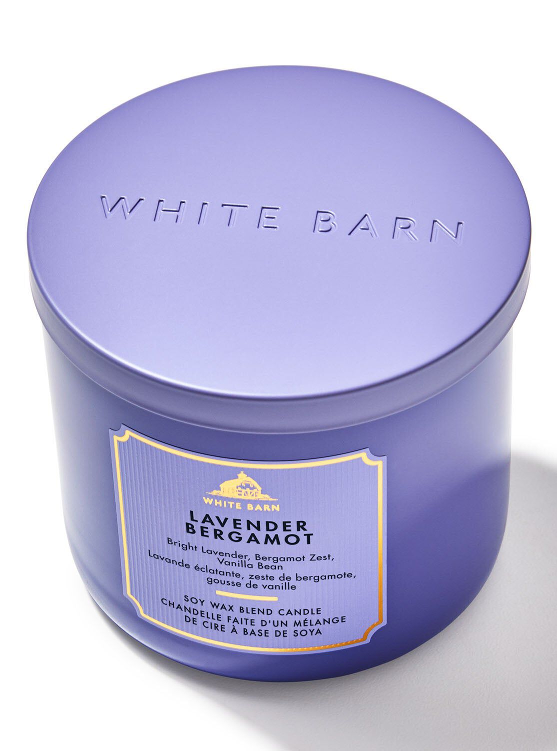 Shop Lavender Bergamot 3-Wick Candle | Bath & Body Works Singapore