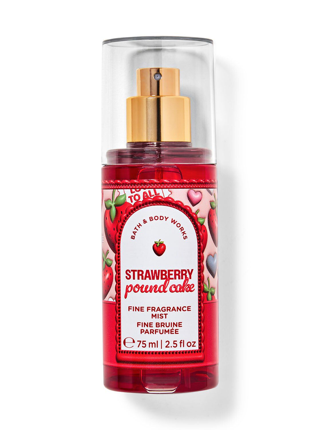 Shop Strawberry Pound Cake Travel Size Fine Fragrance Mist | Bath