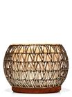 Basketweave Bowl 3-Wick Candle Holder image number null