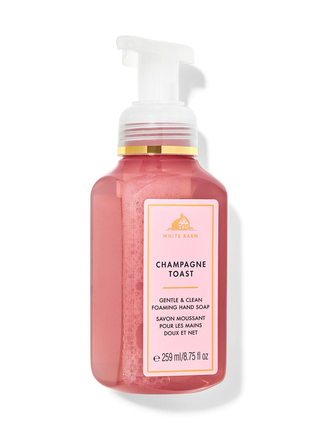 専用 Bath & Body Works Soap Mist Cream Shop Champagne Toast Gentle & Clean Foaming Hand Soap | Bath