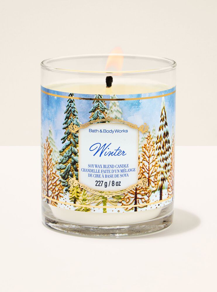 Winter Single Wick Candle Single Wick Candle