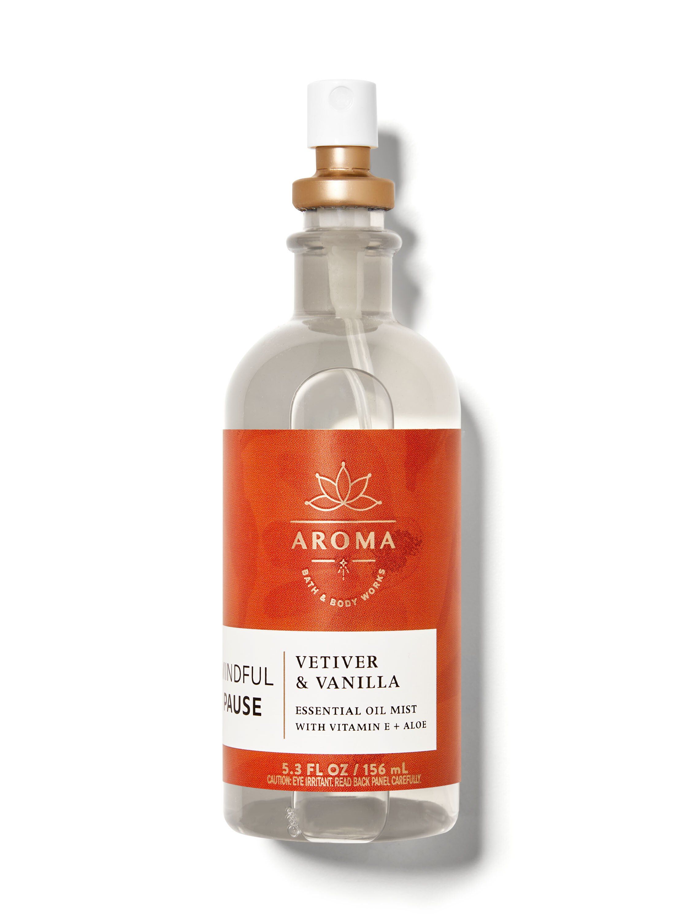 Shop Vetiver Vanilla Essential Oil Mist | Bath & Body Works Singapore