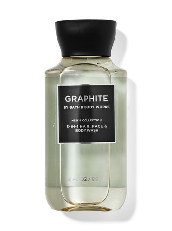 Graphite Travel Size 3-in-1 Hair, Face & Body Wash Travel Size 3-in-1 Hair, Face & Body Wash