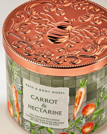 Carrot & Nectarine 3-Wick Candle 3-Wick Candle