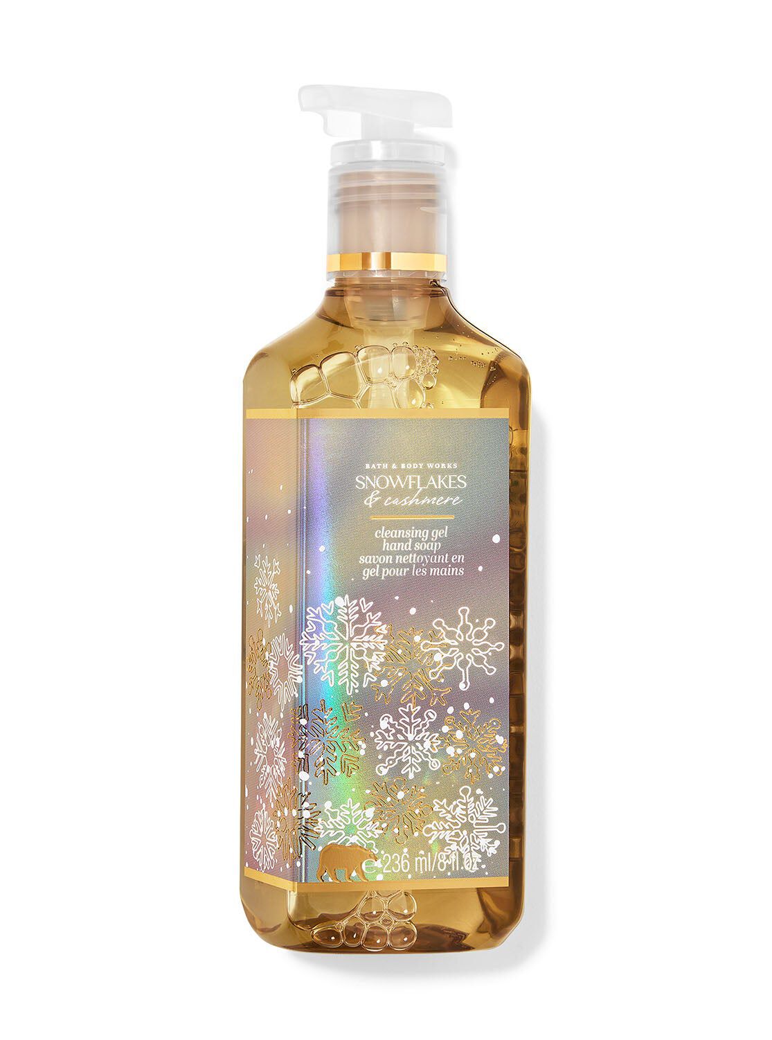 Shop Snowflakes & Cashmere Cleansing Gel Hand Soap | Bath & Body