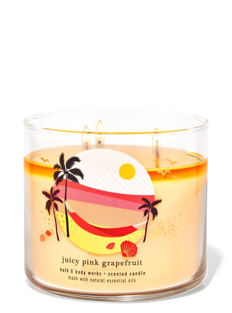 Juicy Pink Grapefruit 3-Wick Candle 3-Wick Candle