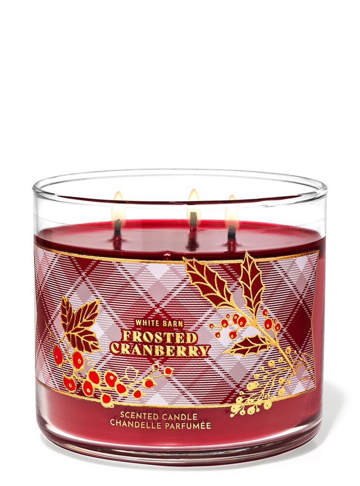 Frosted Cranberry 3-Wick Candle 3-Wick Candle