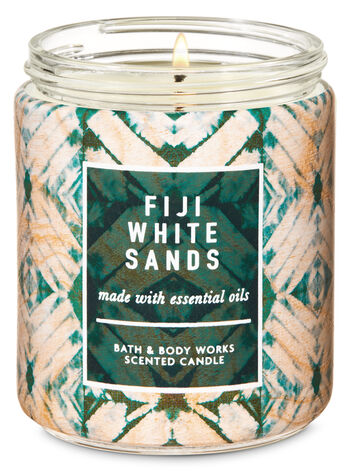 Fiji White Sands Single Wick Candle Single Wick Candle