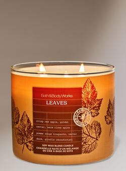 Leaves 3-Wick Candle Leaves 3-Wick Candle