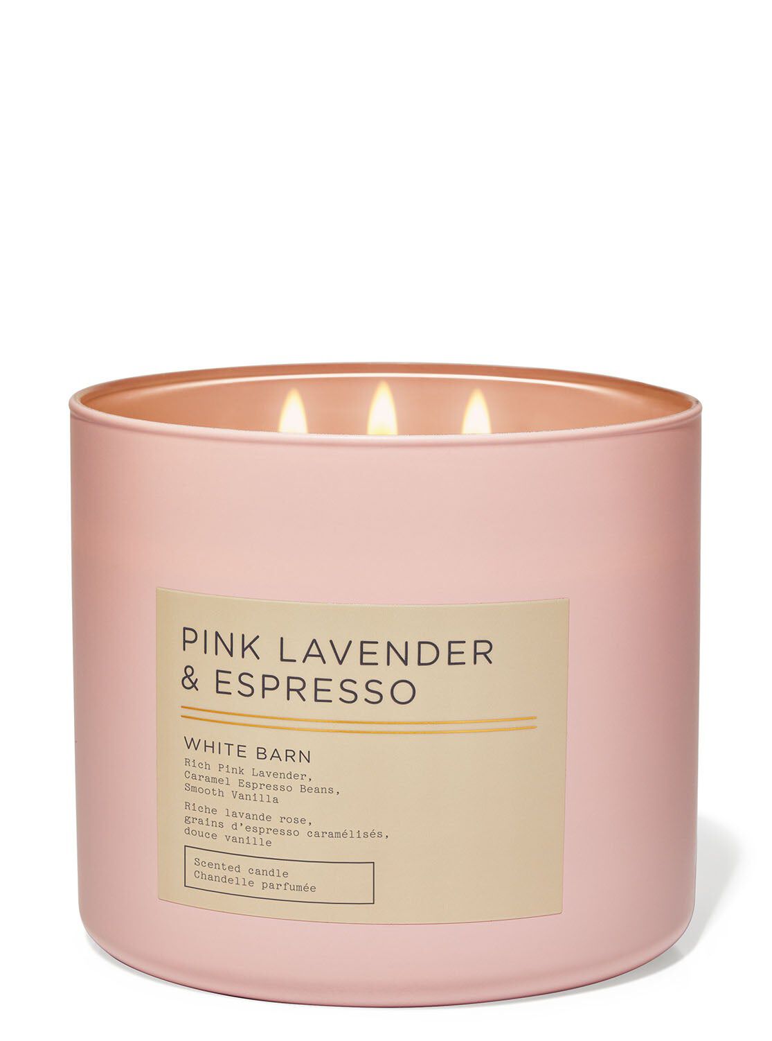 Shop Pink Lavender & Espresso 3-Wick Candle | SG Bath & Body Works