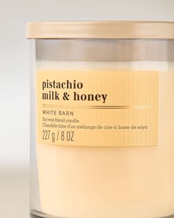 Pistachio Milk & Honey Single Wick Candle image number null