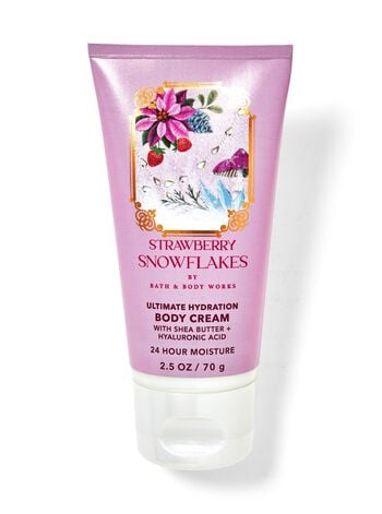 Strawberry Snowflakes Travel Size Body Cream Travel Size Body Cream
