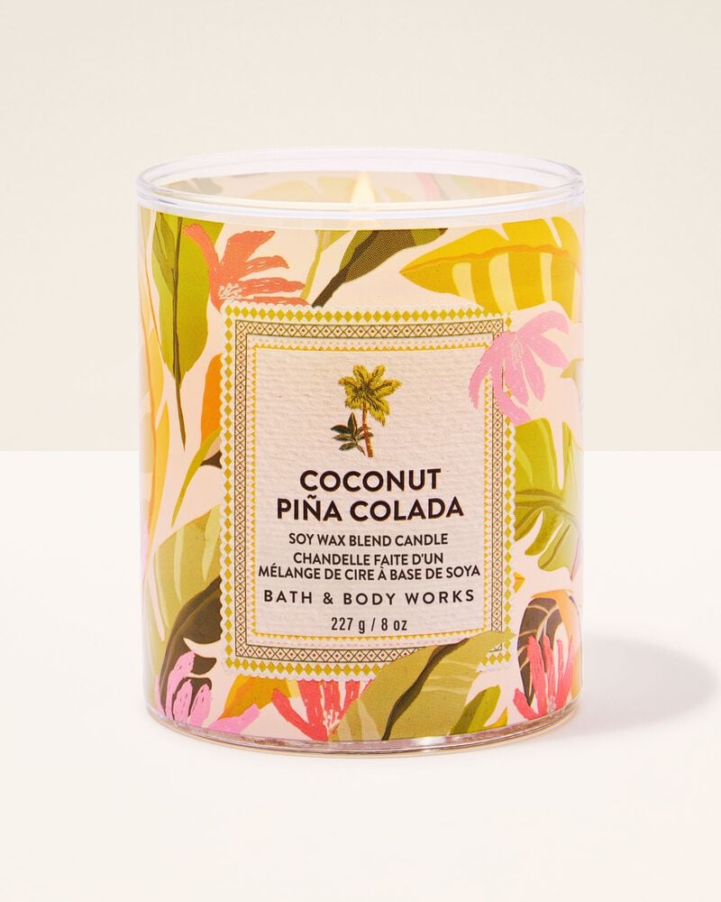Coconut Pi&ntilde;a Colada Single Wick Candle Single Wick Candle