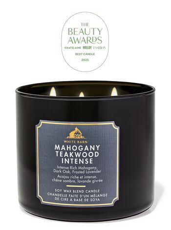 Mahogany Teakwood Intense 3-Wick Candle 3-Wick Candle