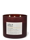 Coffee & Whiskey 3-Wick Candle image number null