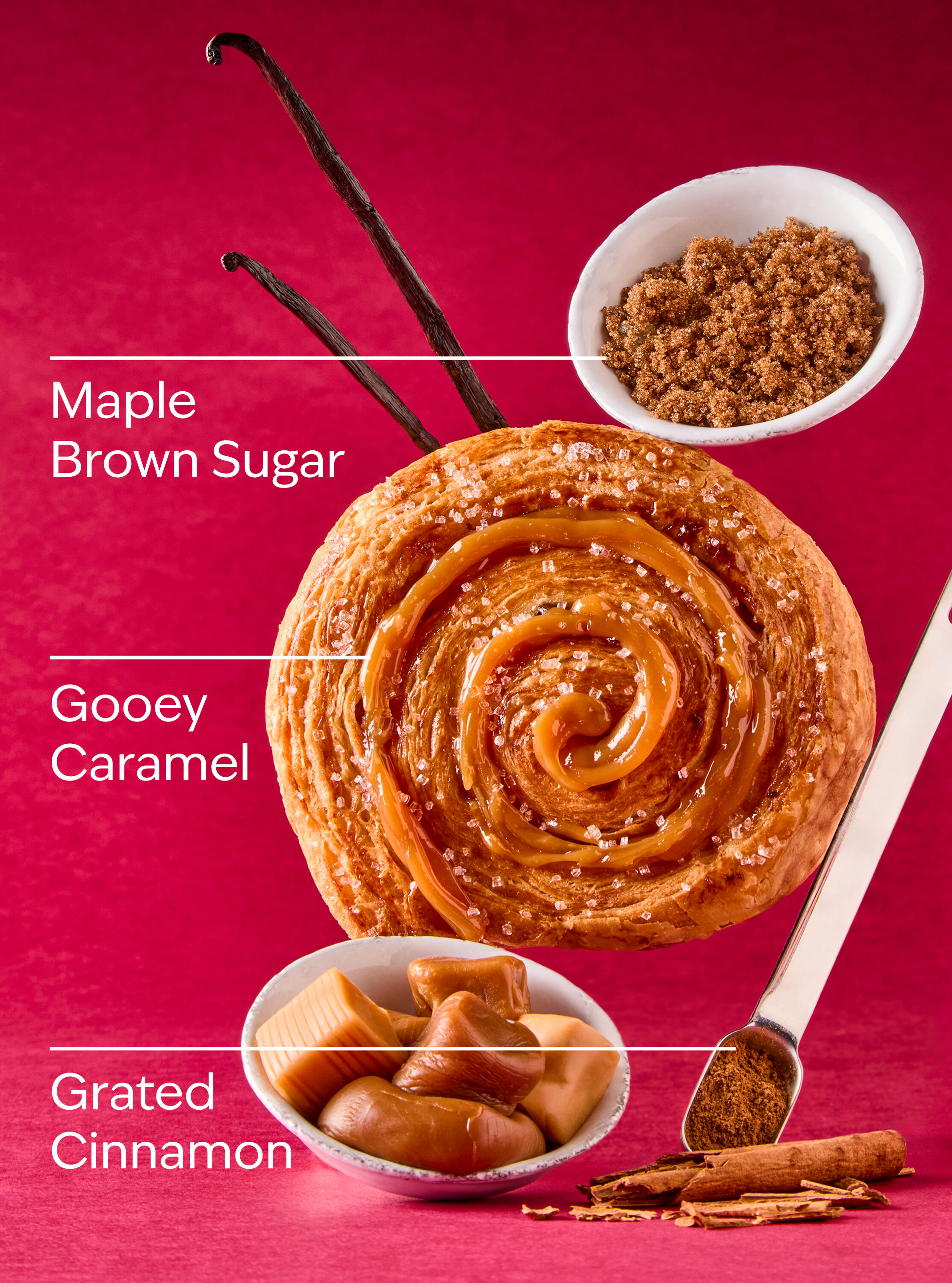 Shop Cinnamon Caramel Swirl 3-Wick Candle | Bath & Body Works