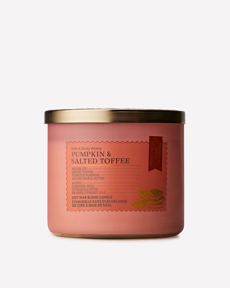 Pumpkin & Salted Toffee 3-Wick Candle 3-Wick Candle
